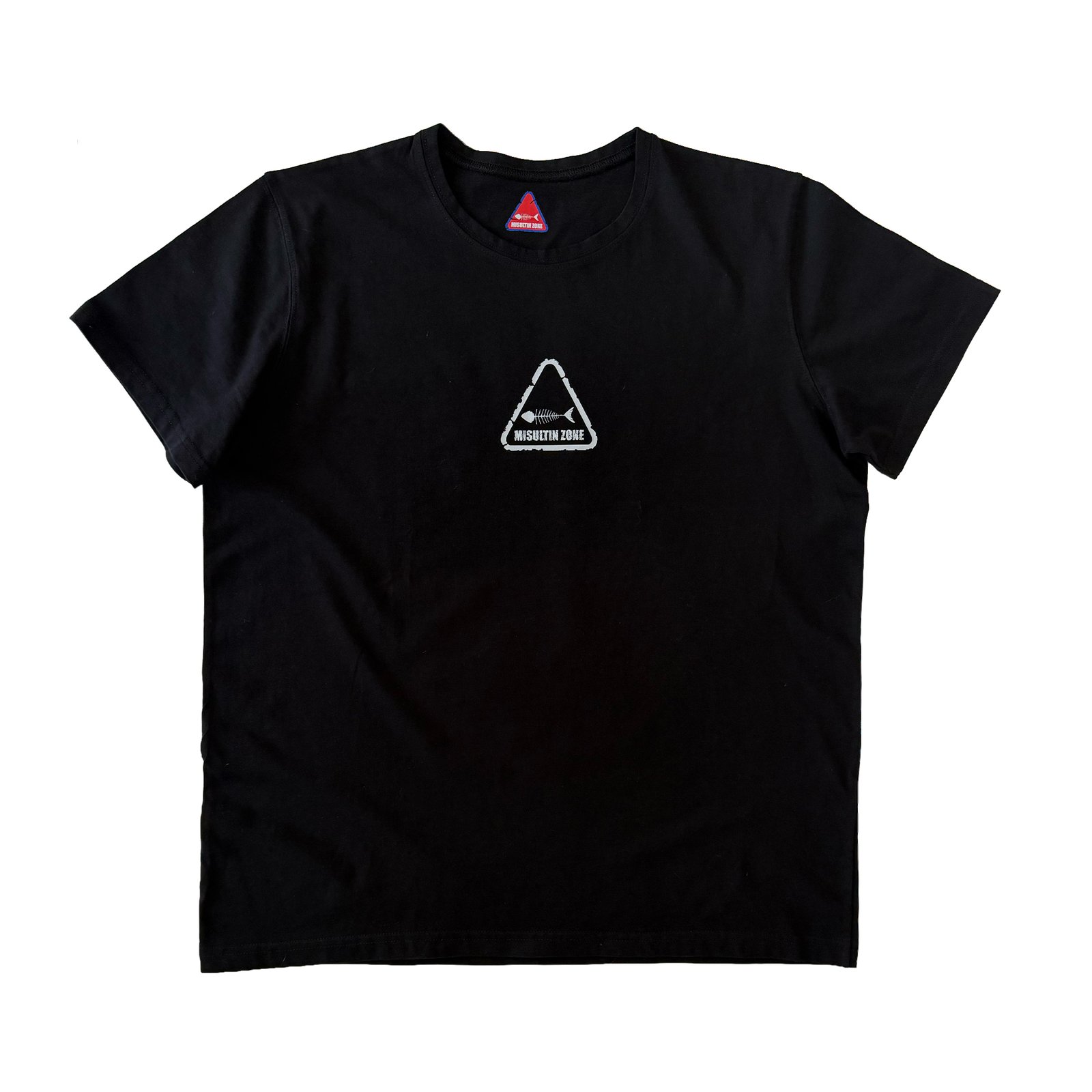 MISULTIN NAKED FISH TEE — BLACK