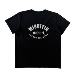 MISULTIN NAKED FISH TEE — BLACK