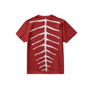 MISULTIN FISHBONE TEE — RED
