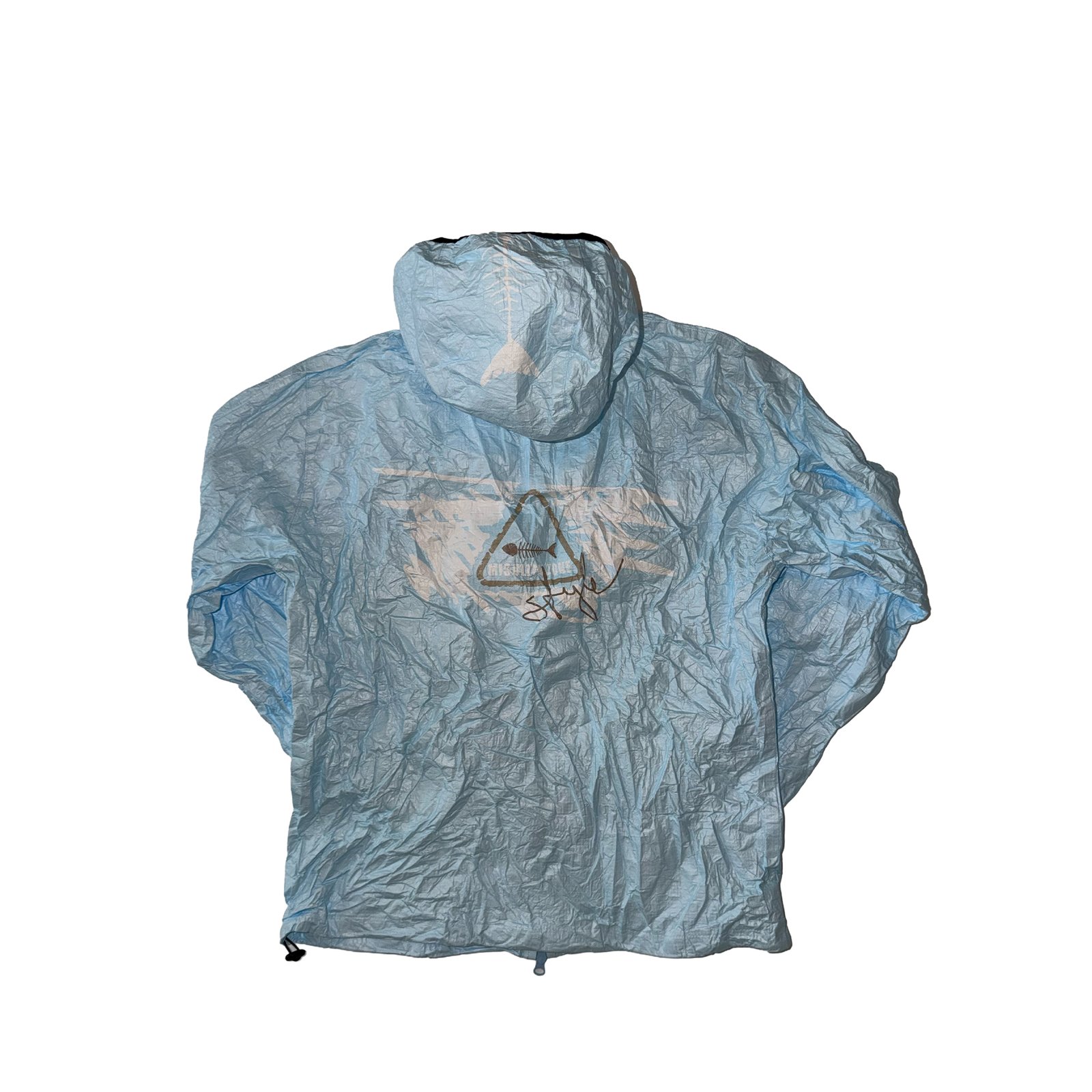 MISULTIN TYVEK JACKET — ICE BLUE - immagine 2