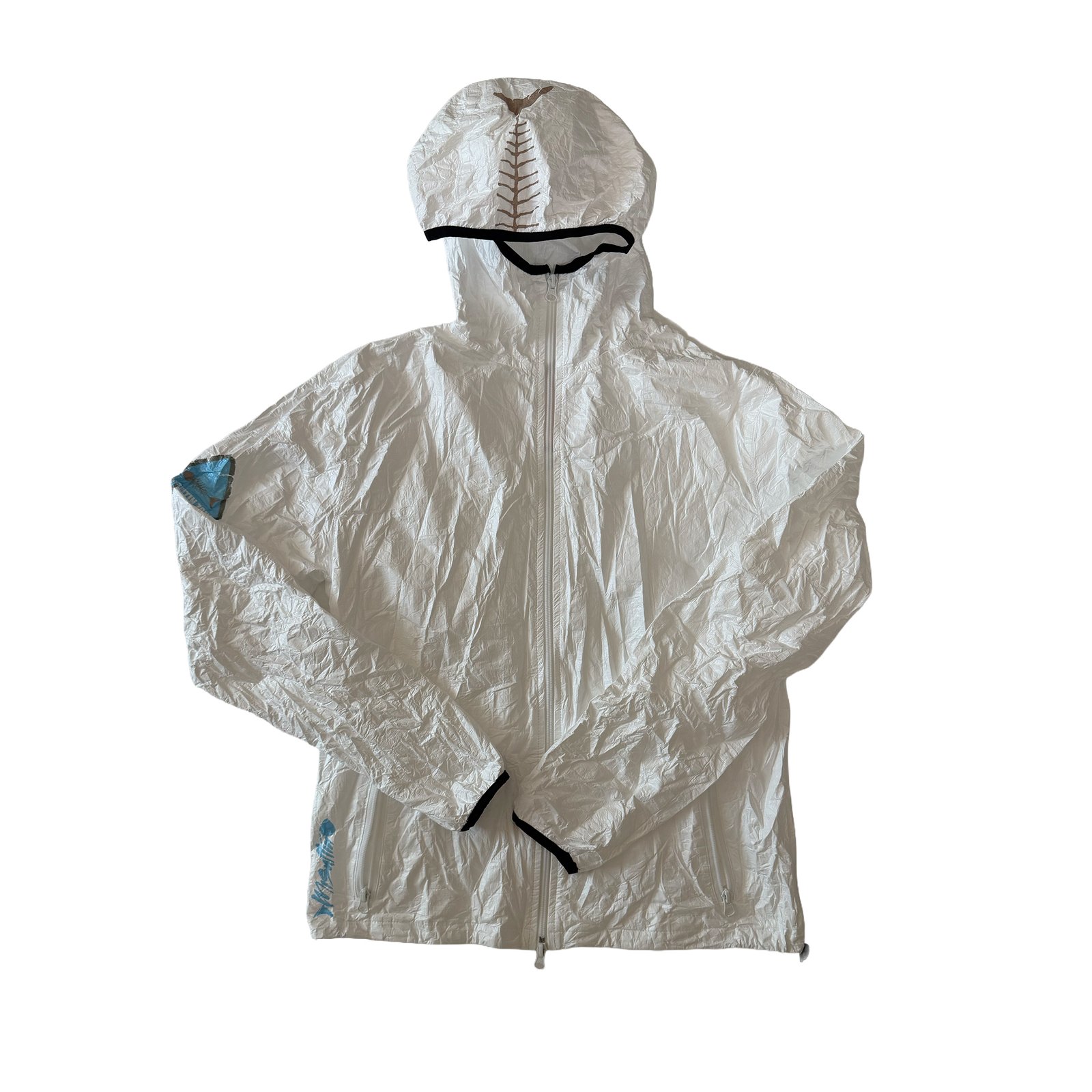 MISULTIN TYVEK JACKET — WHITE SURF
