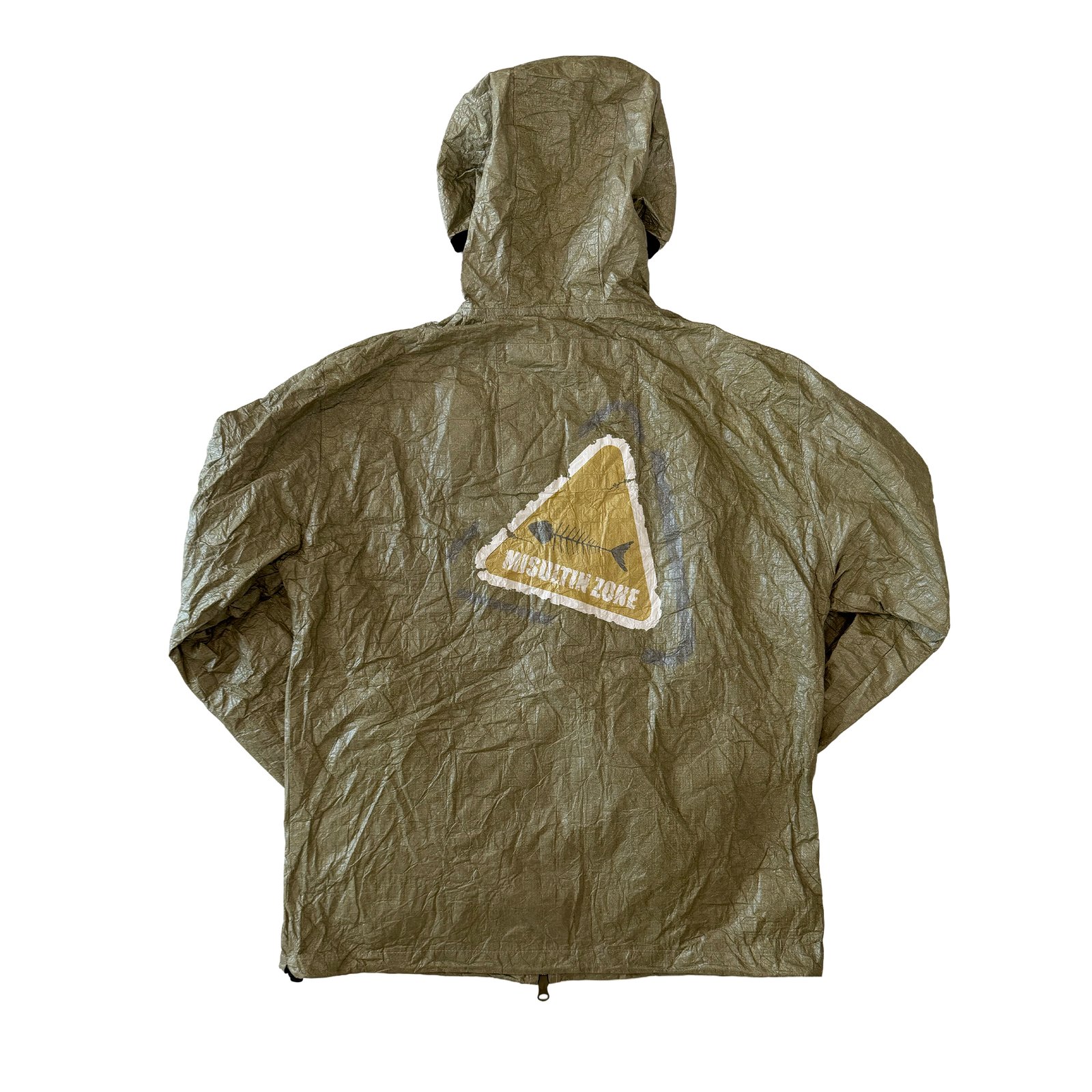 MISULTIN TYVEK JACKET — OLIVE - immagine 2